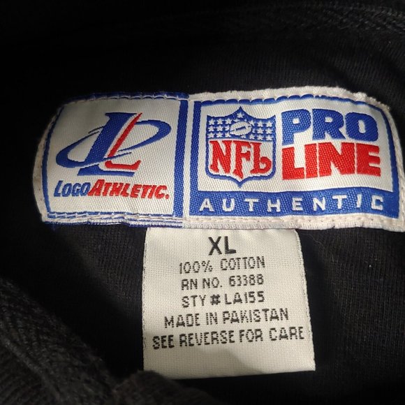 Pittsburgh Steelers Pro Line Logo Athletic Mens XL Polo Shirt Black Embroidered - Picture 7 of 8